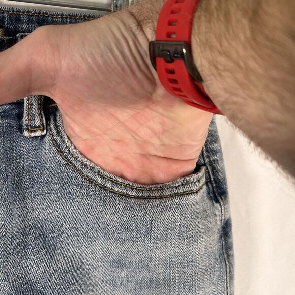 Willow Root Jeans Women's 26 Light Wash Denim Distressed High Rise Ankle - Picture 5 of 11